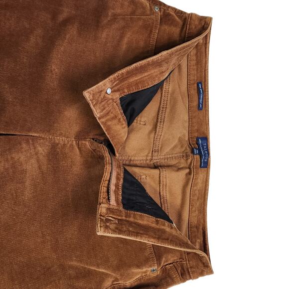 Talbots Womens High Waist Straight Leg Corduroy Pants Plus Size 14W Stretch Soft - Picture 7 of 13